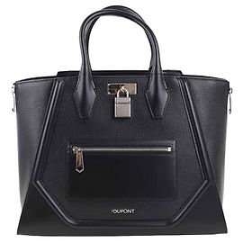 St Dupont Riviera leather handbag Black