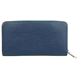 Louis Vuitton-Cartera Louis Vuitton Zippy-Azul