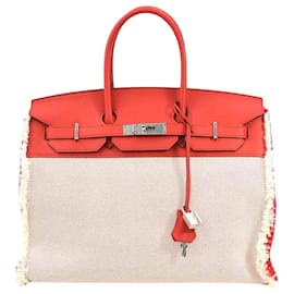 Hermès-Hermès Birkin 35-Red