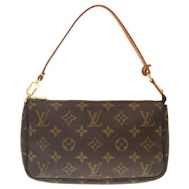 Louis Vuitton-Accesorios de Louis Vuitton Pochette-Castaño