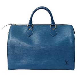 Louis Vuitton-Louis Vuitton Speedy 30-Azul