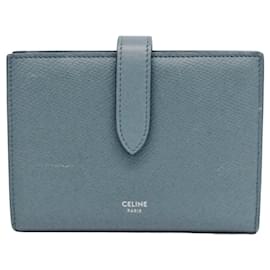Céline-Celine Geldbörse mit mittlerem Riemen-Marineblau
