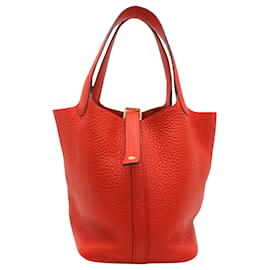 Hermès-Hermes Picotin-Roja