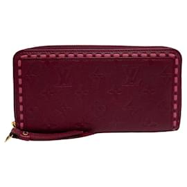 Louis Vuitton-Louis Vuitton Zippy Wallet-Dark red