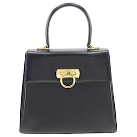 Salvatore Ferragamo-Salvatore Ferragamo Alça superior icônica-Preto