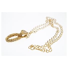 Boucheron-Boucheron 18 Karat Gelbgold Diamant Serpent Boheme Halskette-Gold hardware