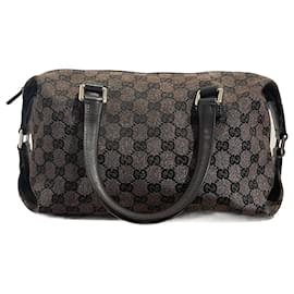 Gucci-GUCCI  Handbags T.  cloth-Brown
