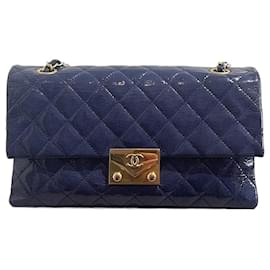 Chanel-CHANEL Borse T.  Leather-Blu