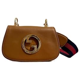 Gucci-GUCCI  Handbags T.  leather-Camel