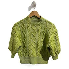 Louis Vuitton-LOUIS VUITTON  Knitwear T.International S Wool-Green