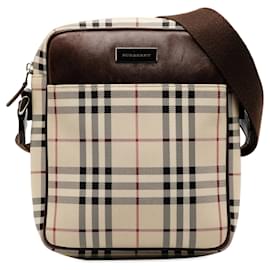 Burberry-Borsa a tracolla Burberry House Check beige-Beige