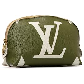 Louis Vuitton-Bolsa cosmética gigante com monograma verde Louis Vuitton-Verde