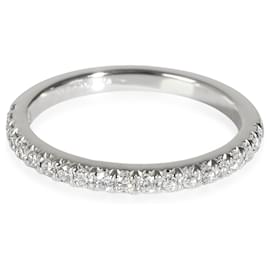 Tiffany & Co-TIFFANY & CO. Soleste Halb-Eternity-Ring aus Platin 0.17 ctw-Andere