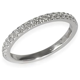 Tiffany & Co-TIFFANY & CO. Soleste Halb-Eternity-Ring aus Platin 0.17 ctw-Andere