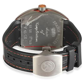 Franck Muller-Franck Muller Vanguard Crazy Hours V45 CH TT BK OR Men's Watch in  Titanium-Other