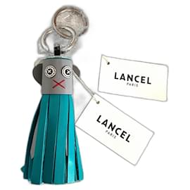 Lancel-Colgante para bolsos-Gris,Turquesa