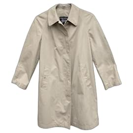 Burberry-Impermeable Burberry vintage talla 36-Beige