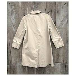 Burberry-Impermeable Burberry vintage talla 36-Beige