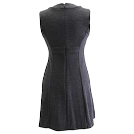 Autre Marque-Grey Military-styled Dress-Grey
