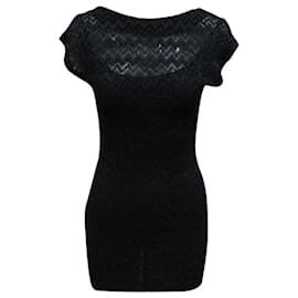 Autre Marque-Black Zig Zag Mini Dress-Multiple colors,Other