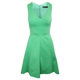 Autre Marque-Grünes Kleid mit V-Ausschnitt-Grün