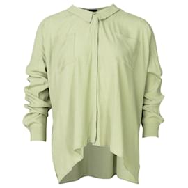 Autre Marque-Chemise imprimée vert pastel-Vert