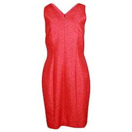 Autre Marque-Red Sleeveless Dress-Red