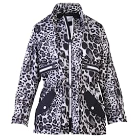 Autre Marque-Grey Leopard Print Jacket-Grey