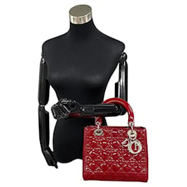 Autre Marque-Medium Cannage Patent Lady Dior-Other