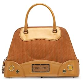 Dior-Dior Brown Montaigne Cadillac Handbag-Brown