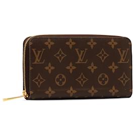 Louis Vuitton-Louis Vuitton Brown Monogram Zippy Wallet-Marron