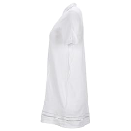 Tommy Hilfiger-Damenkleid mit normaler Passform-Weiß