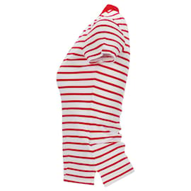 Tommy Hilfiger-Polo slim fit da donna Tommy Hilfiger in cotone rosso-Rosso