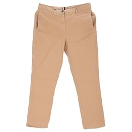 Tommy Hilfiger-Pantalón chino elástico de algodón orgánico para mujer-Amarillo,Camello