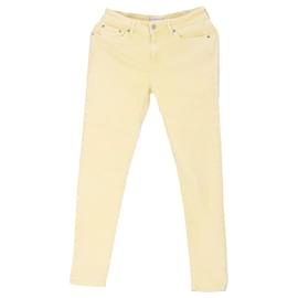 Tommy Hilfiger-Calça jeans feminina Venice Regular Rise Slim Fit-Amarelo