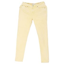 Tommy Hilfiger Vaqueros Venice de talle regular y corte ajustado para mujer Amarillo