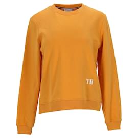 Tommy Hilfiger-Sweat-shirt à col rond monogramme pour femme-Jaune