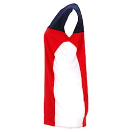 Tommy Hilfiger-Tommy Hilfiger Womens Colour Blocked T Shirt Dress in Multicolor Cotton-Multiple colors