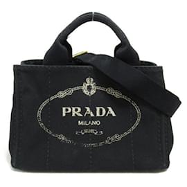 Prada-Canapa-Logo-Einkaufstasche-Andere