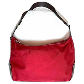 Lancel-Handbags-Red,Dark brown