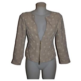 Valentino Garavani chaqueta Blanco Beige