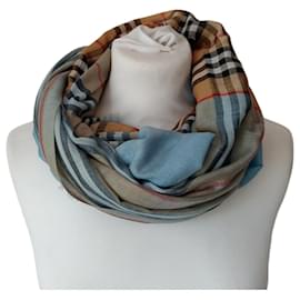 Burberry-Burberry scarf-Beige,Light blue
