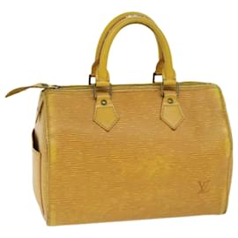 Louis Vuitton-Louis Vuitton Epi Speedy 25 Hand Bag Tassili Yellow M43019 LV Auth 67030-Other