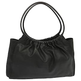 Gucci-GUCCI Shoulder Bag Leather Black 001 4332 auth 67533-Black