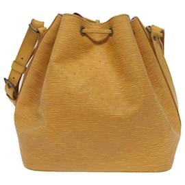 Louis Vuitton-LOUIS VUITTON Epi Petit Noe Shoulder Bag Tassili Yellow M44109 LV Auth 67406-Other