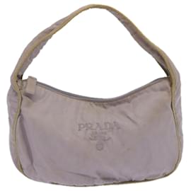 Prada-PRADA Bolso de Mano Nylon Púrpura Auth 67321-Púrpura