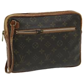 Louis Vuitton-LOUIS VUITTON Monogram Pochette Sports Clutch Bag Nr.183 LV Auth ti1567-Monogramm