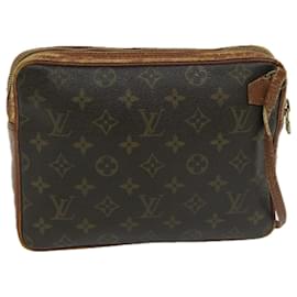 Louis Vuitton-LOUIS VUITTON Monogram Pochette sports Clutch Bag No.183 LV Auth ti1567-Monogram