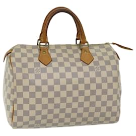 Louis Vuitton-Louis Vuitton Damier Azur Speedy 30 Handtasche N.41533 LV Auth 67039-Andere