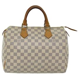 Louis Vuitton-Louis Vuitton Damier Azur Speedy 30 Hand Bag N41533 Auth LV 67039-Autre
